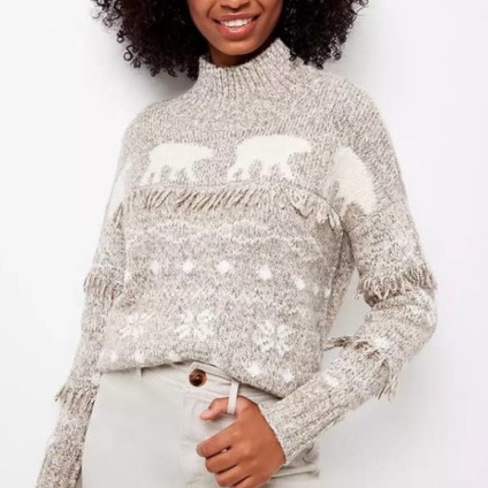 ✨ HP ✨ LOFT Polar Bear Sweater